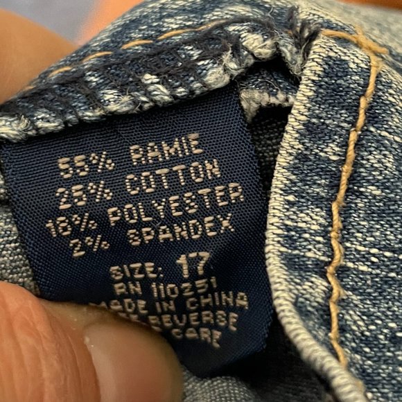 Super cute denim wide leg capris - Picture 2 of 2